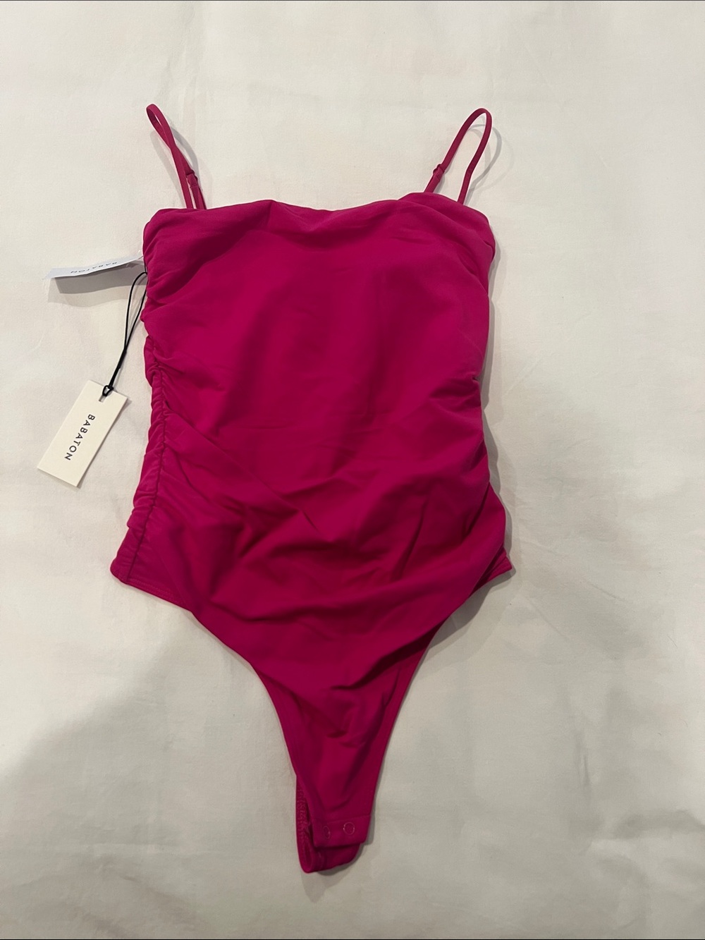 Babaton Pink One-Piece Bodysuit